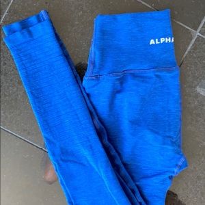 Alphalete blue leggings size small